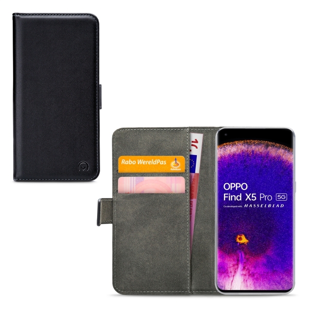 Mobilize Classic Gelly Wallet Book Case OPPO Find X5 Pro 5G schwarz