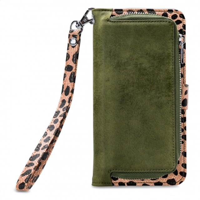 Mobilize 2in1 Gelly Zipper Case Samsung Galaxy A71 A715F Olive/Leopard