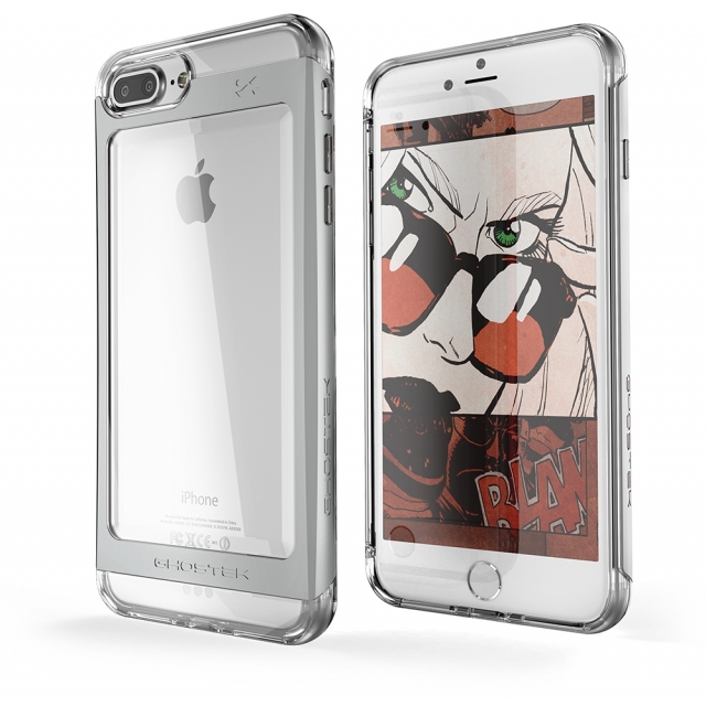 Ghostek Cloak 2 Protective Case Apple iPhone 7 Plus 8 Plus silber