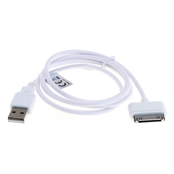 Datenkabel USB Ersatz für Apple MA591G white