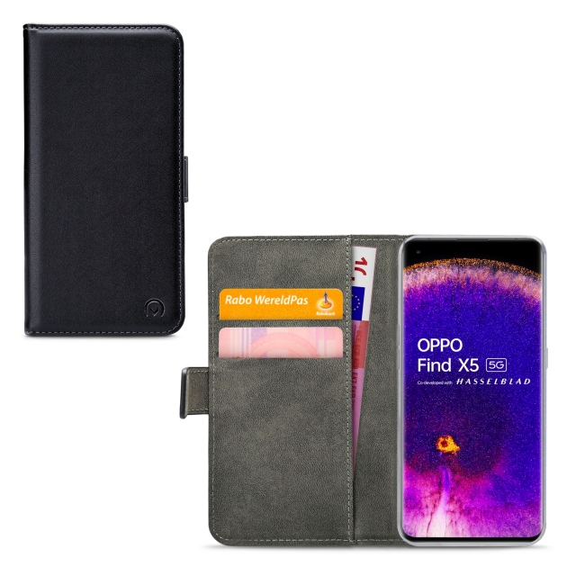 Mobilize Classic Gelly Wallet Book Case OPPO Find X5 5G schwarz