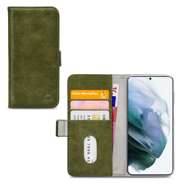 Mobilize Elite Gelly Wallet Book Case Samsung Galaxy S21 Plus G996B Grün