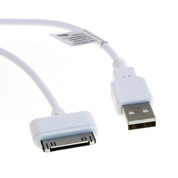 Datenkabel USB Ersatz für Apple MA591G white