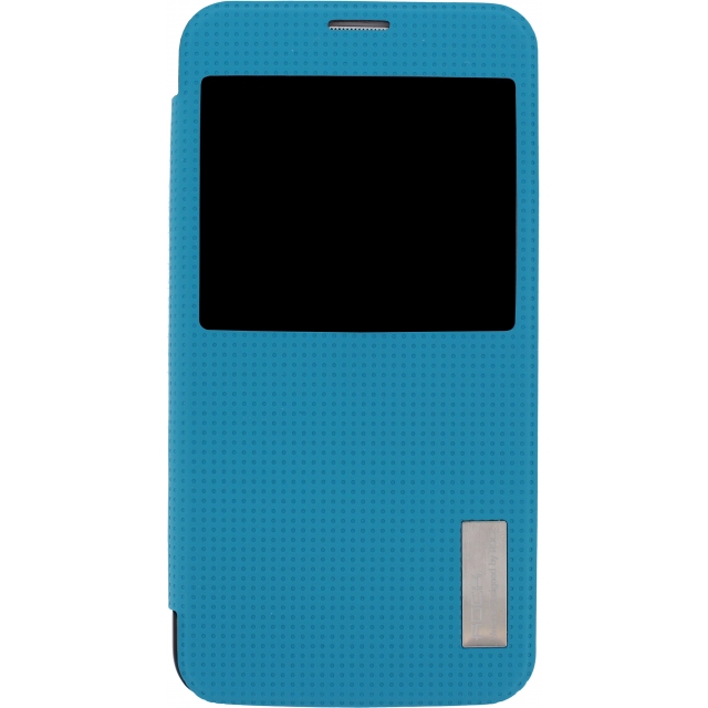 Rock Elegant Side Flip Case Samsung Galaxy S5 G900F G901F blau
