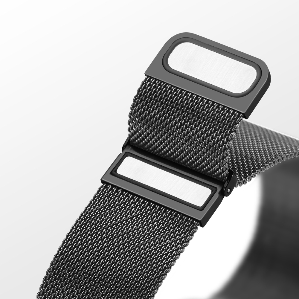 Nevox MILANAISE Armband für Apple WATCH 42/44/45mm schwarz