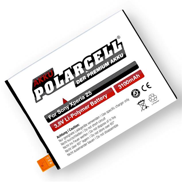 Akku Polarcell für LIS1593ERPC Sony Xperia Z5