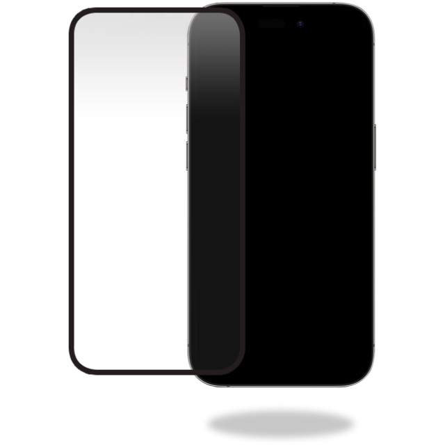 Mobilize Fullscreen Safety tempered Glass Schutzfolie Apple iPhone 15 Pro schwarz