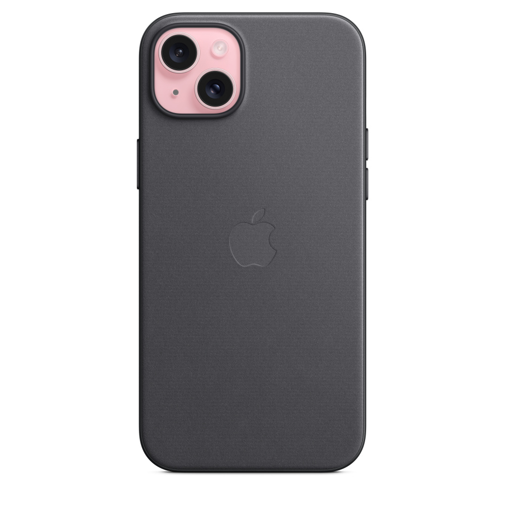 Apple iPhone 15 Plus Feingewebe Case mit MagSafe MT423ZM/A Schwarz