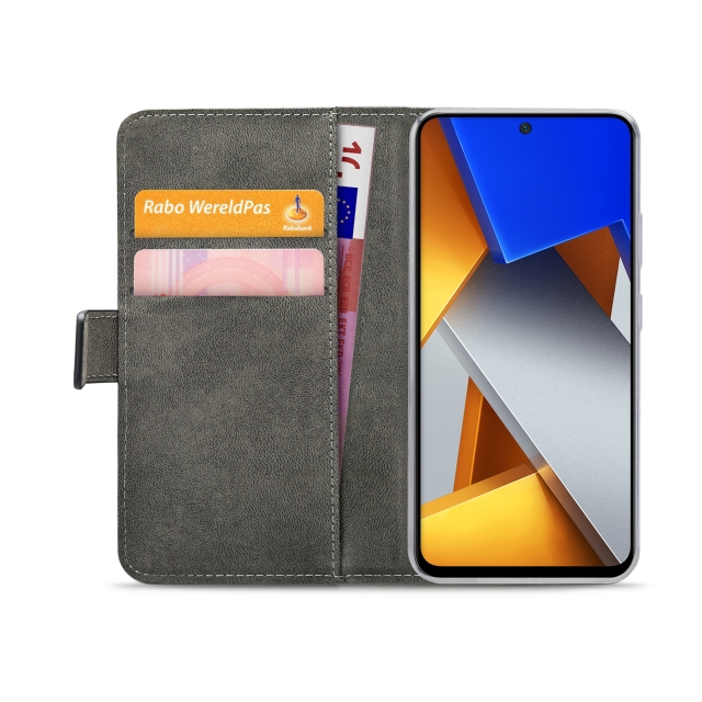 Mobilize Classic Gelly Wallet Book Case Xiaomi Poco M4 Pro 4G schwarz