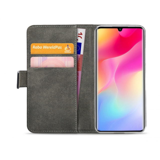 Mobilize Classic Gelly Wallet Book Case Xiaomi Mi Note 10 Lite schwarz