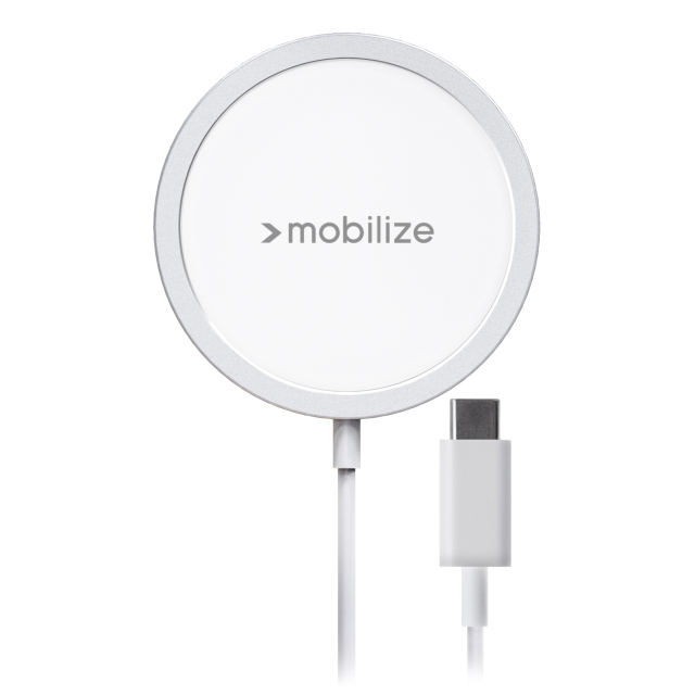 Mobilize Magnetic Wireless Charger 15W Magsafe kompatibel weiß