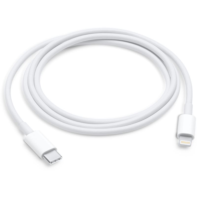 Apple Datenkabel MQGJ2ZM/A USB Typ-C auf Lightning 1m weiß