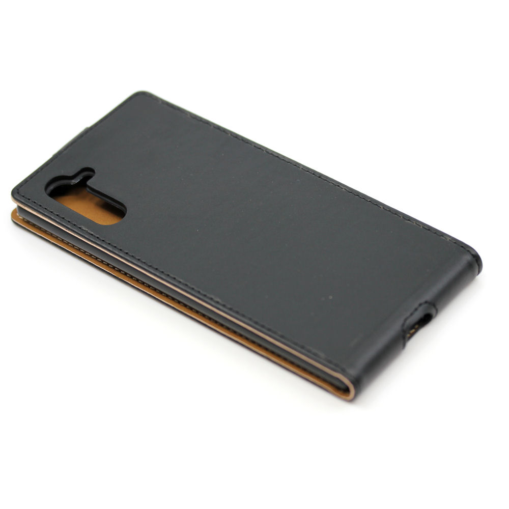 Kunstleder Flipcase Tasche Samsung Galaxy Note 10 N970F schwarz