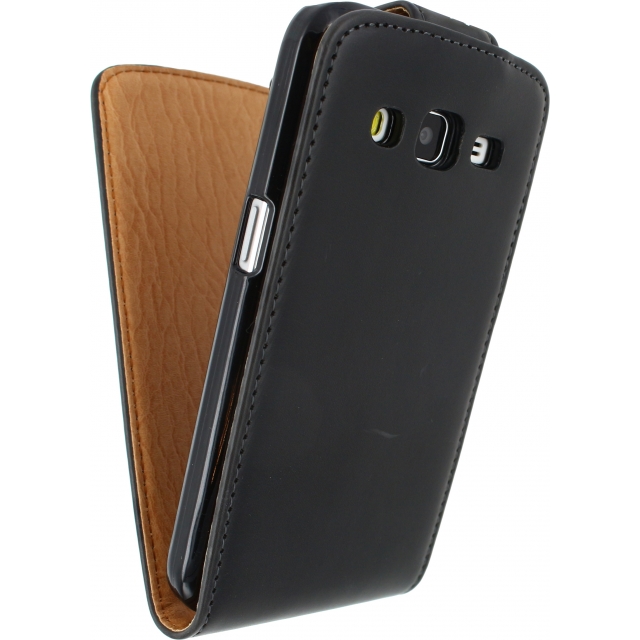 Basic Flip Case Samsung G360F Galaxy Core Prime schwarz