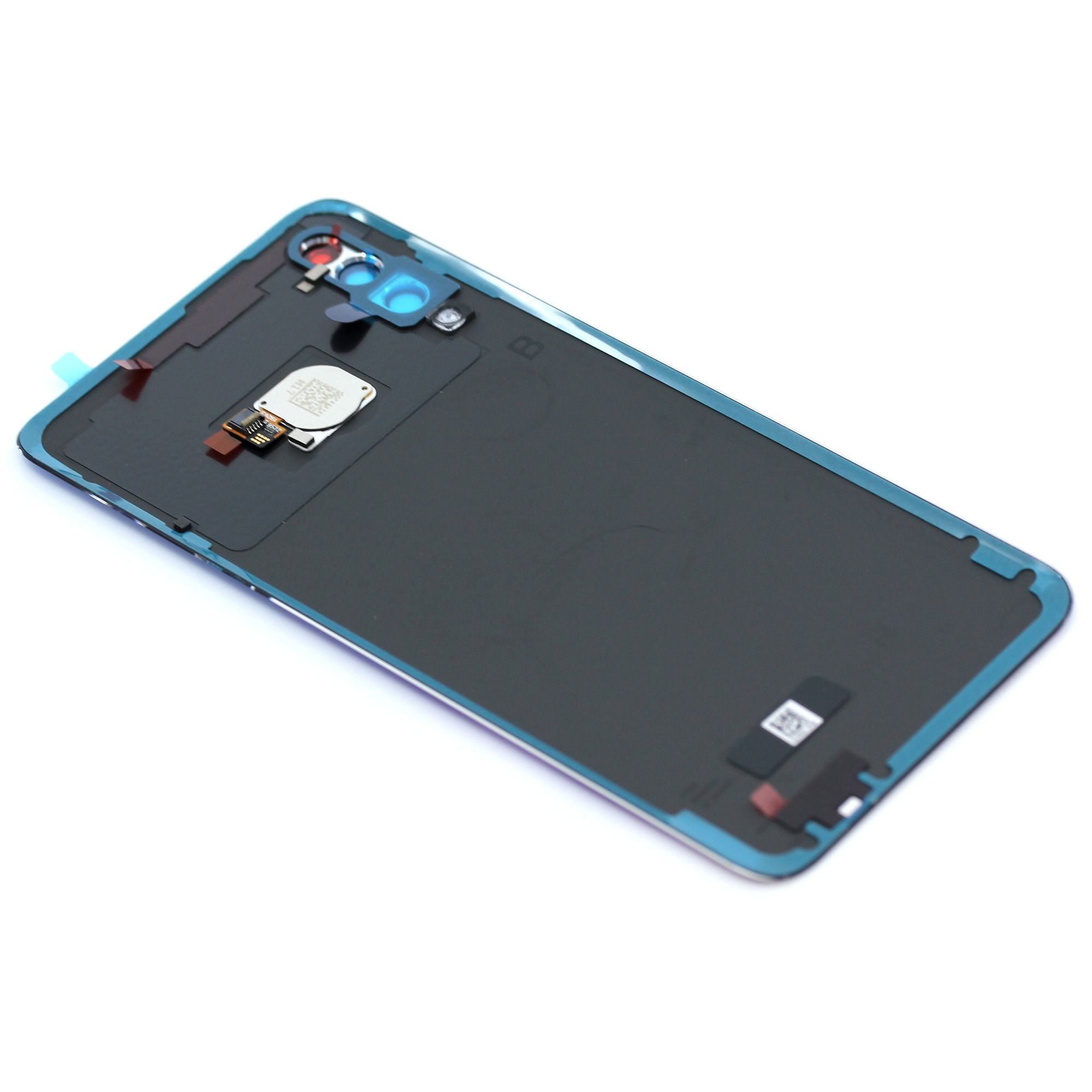 Huawei P30 Lite (MAR-LX1A) / NewEdition (MAR-LX1B) Akkudeckel peacock blau Backcover