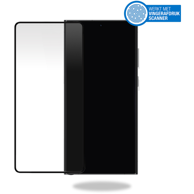 Mobilize CURVED Safety tempered Glass Schutzfolie Samsung Galaxy S23 Ultra schwarz