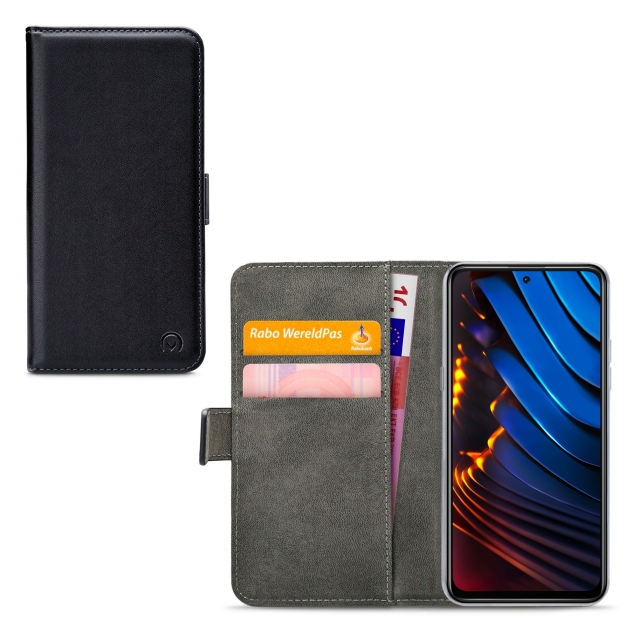 Mobilize Classic Gelly Wallet Book Case Xiaomi Poco X3 GT schwarz