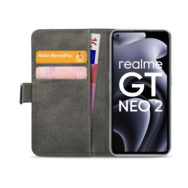 Mobilize Classic Gelly Wallet Book Case realme GT Neo 2 schwarz