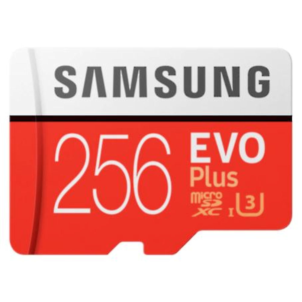 Speicherkarte Samsung EVO Plus MicroSD 256GB SDXC Class 10 mit Adapter