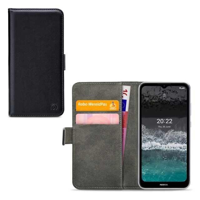 Mobilize Classic Gelly Wallet Book Case Nokia C21 Plus schwarz