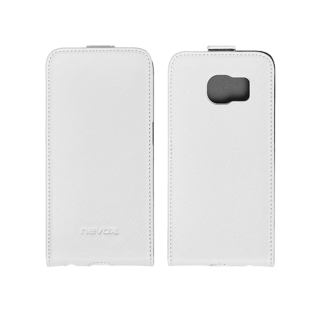 nevox RELINO Flip Tasche für Samsung Galaxy S6 edge G925F weiß
