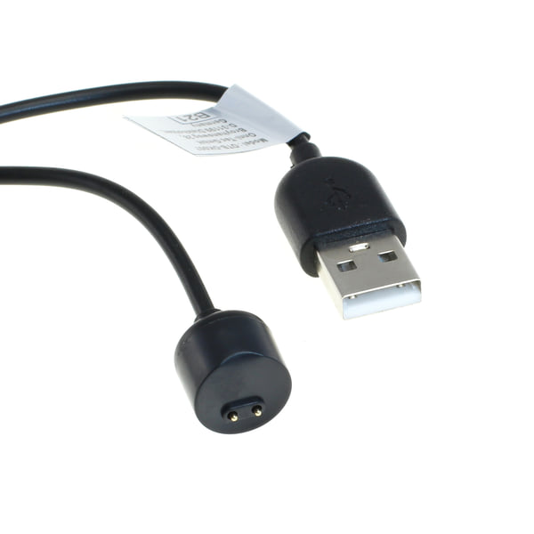 USB Ladekabel kompatibel zu Xiaomi Mi Band 5 / Mi Band 6 schwarz