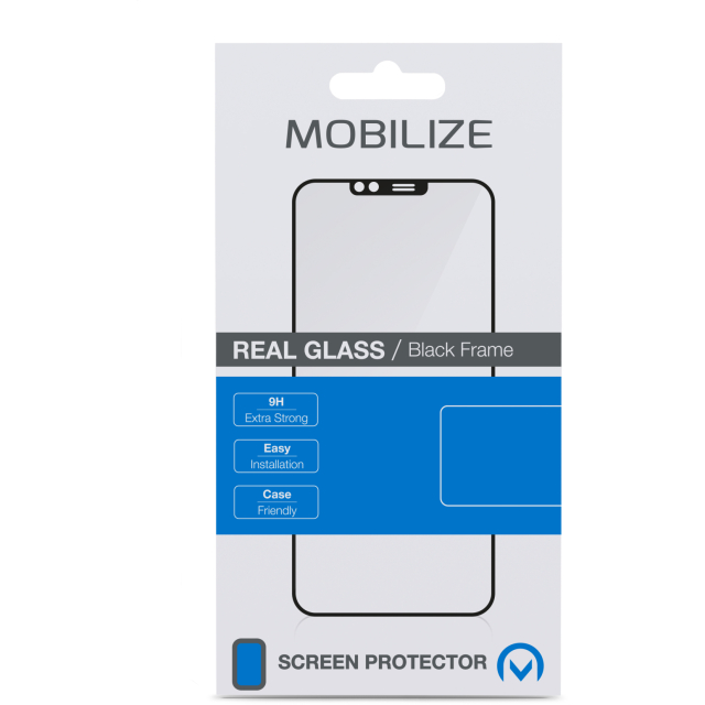 Mobilize CURVED tempered Glass OnePlus 12R schwarz