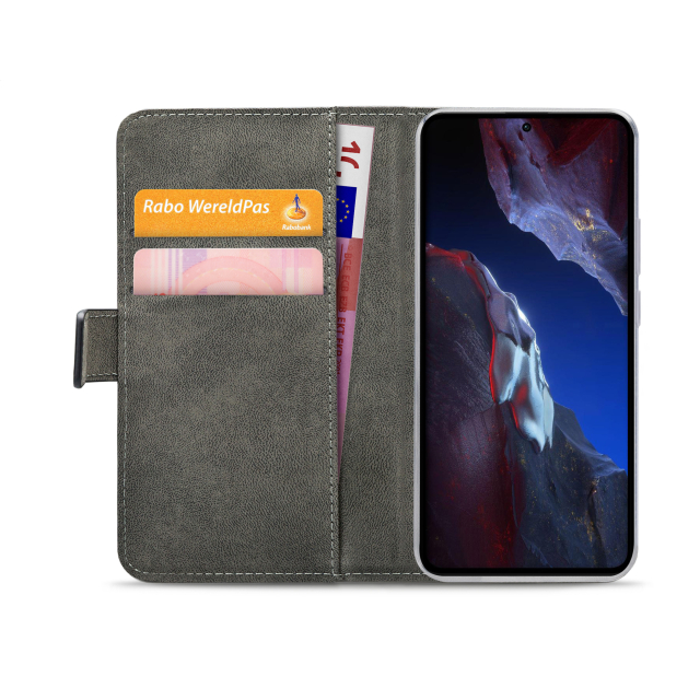 Mobilize Classic Gelly Wallet Book Case Xiaomi Poco F5 Pro 5G schwarz
