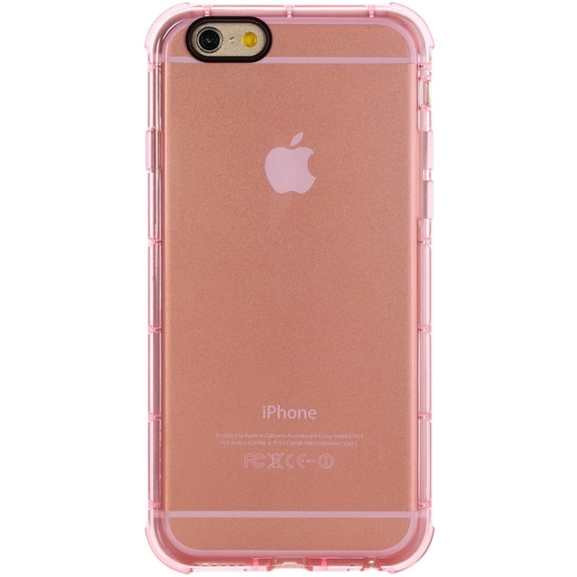 Rock Fence TPU Case Apple iPhone 6 6S Transparent pink