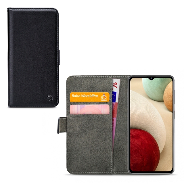 Mobilize Classic Gelly Wallet Book Case Samsung Galaxy A12 A125F schwarz