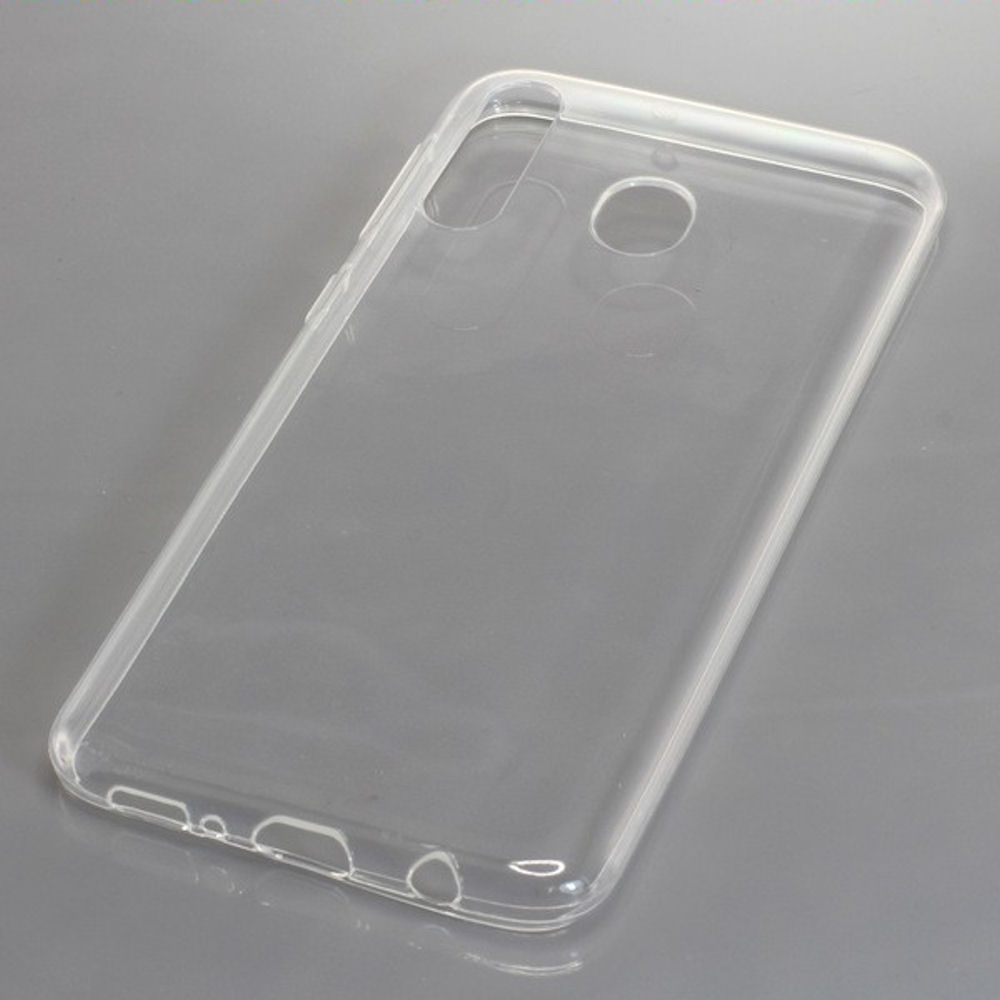 Clear Case TPU Ultra Slim Samsung Galaxy M30 Hülle transparent