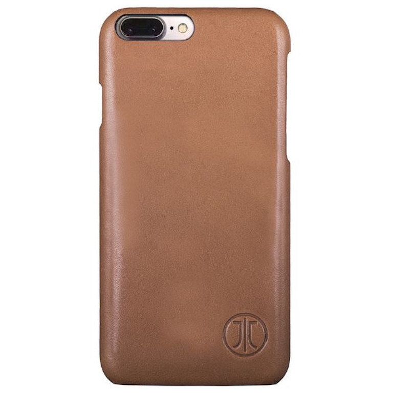 JT Berlin Leather Cover Style pure für Apple iPhone 7 Plus 8 Plus cognac