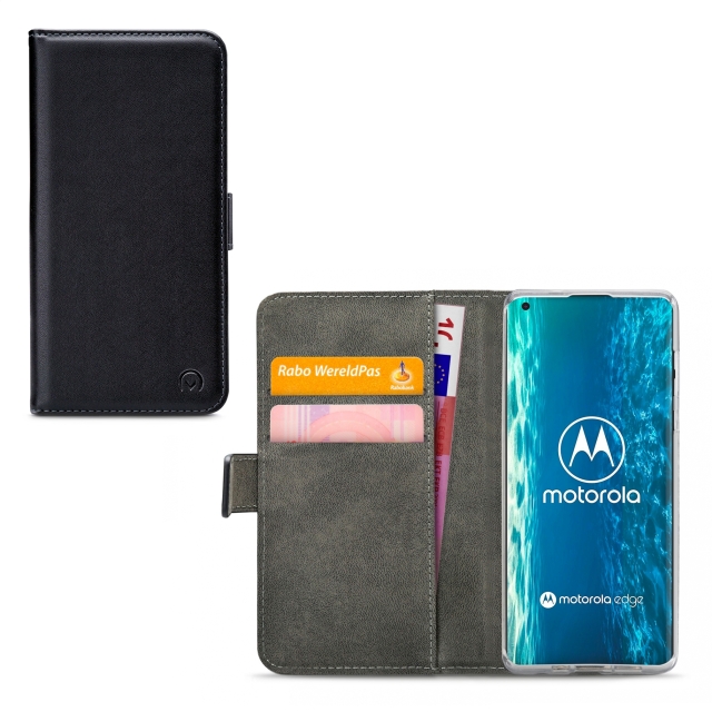 Mobilize Classic Gelly Wallet Book Case Motorola Edge schwarz