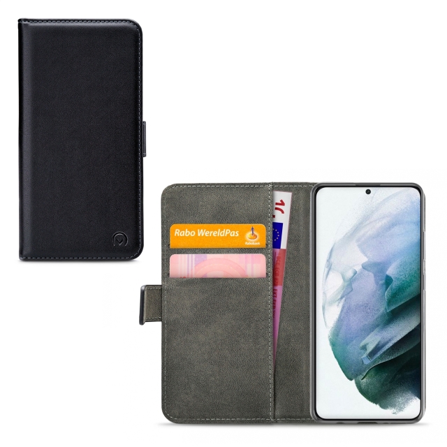Mobilize Classic Gelly Wallet Book Case Samsung Galaxy S21 Plus G996B schwarz
