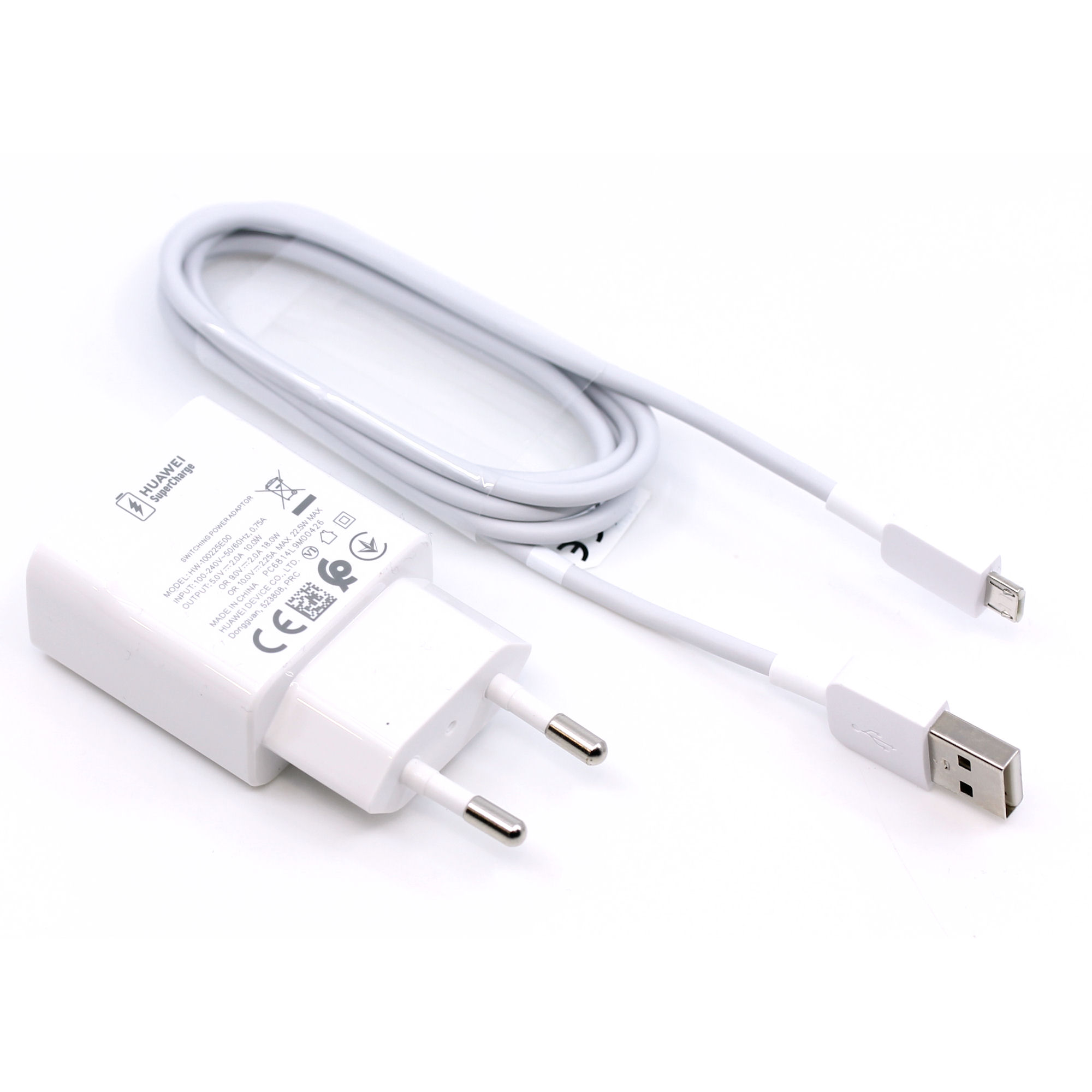 Huawei Ladegerät HW-100225E00 22,5W Micro-USB mit 1m Kabel weiß