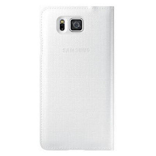 Flipcover Samsung EF-FG850BWEGWW weiß Galaxy Alpha G850F