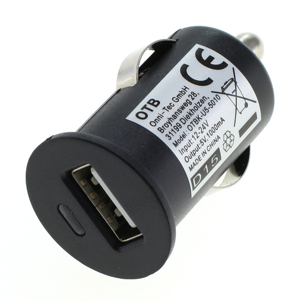 KFZ-Ladekabel auf USB 1 A schwarz