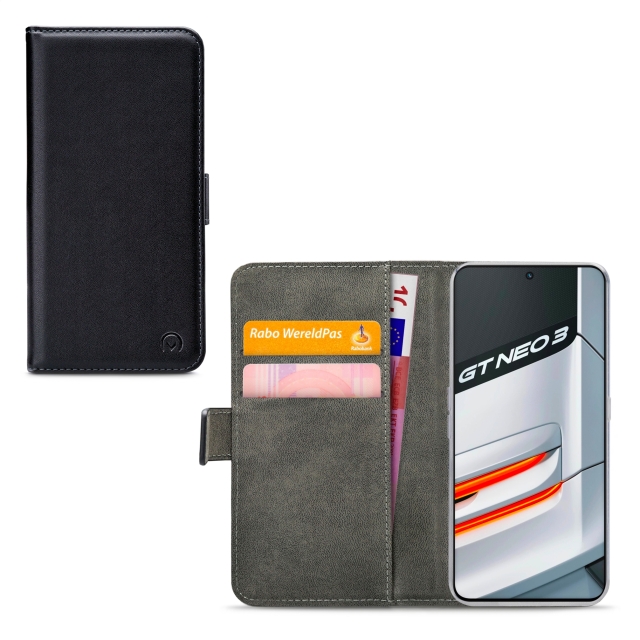Mobilize Classic Gelly Wallet Book Case realme GT NEO 3 schwarz