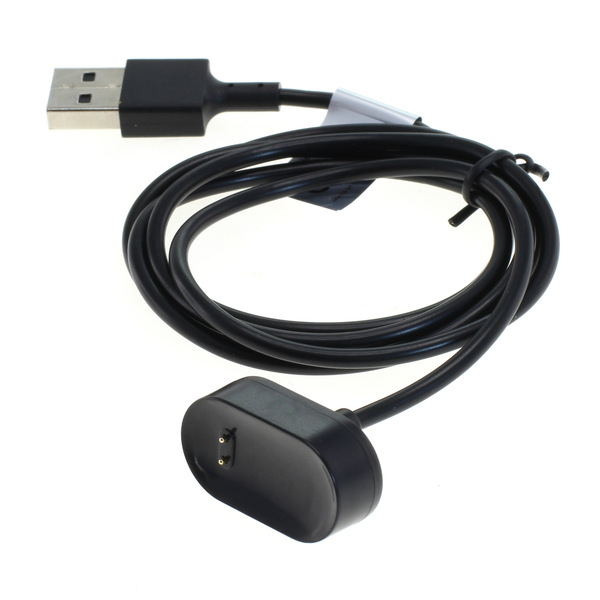 USB Ladekabel kompatibel zu Fitbit Inspire / Inspire HR / Ace 2 schwarz