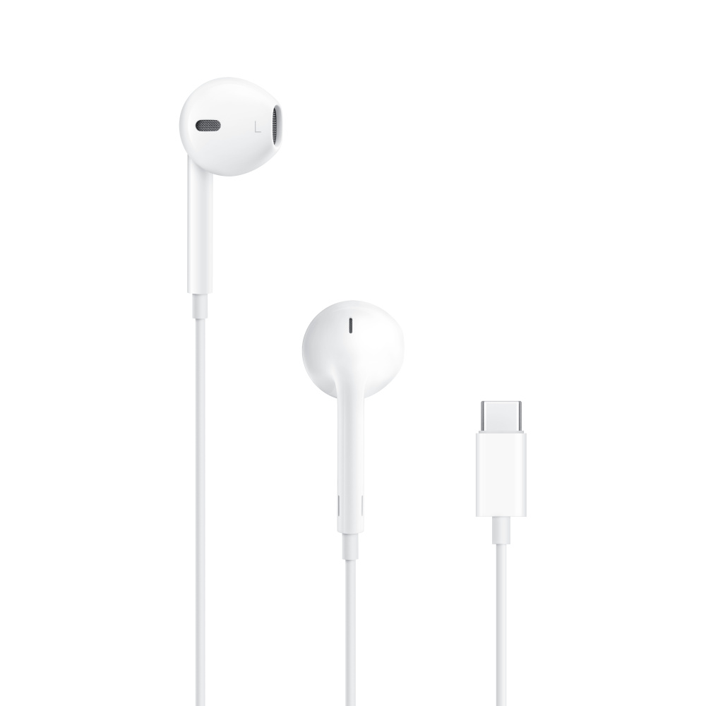 Headset EarPods Original Apple iPhone MTJY3ZM/A USB-C white