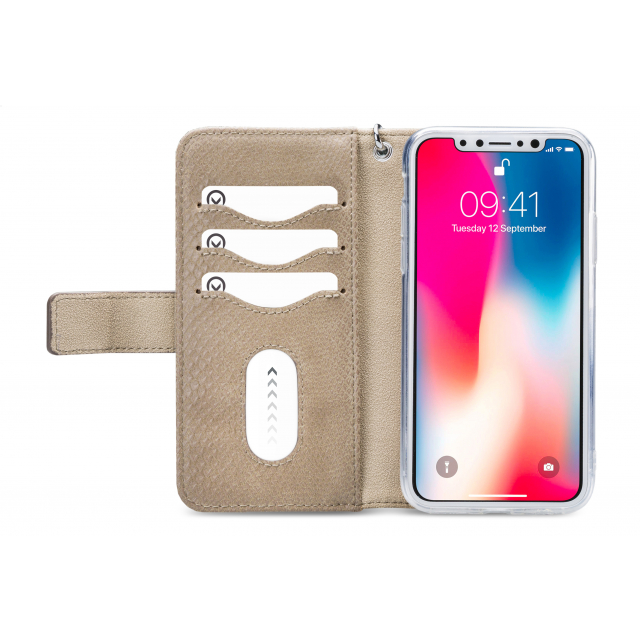 Mobilize 2in1 Gelly Wallet Zipper Case Apple iPhone Xs Max Latte