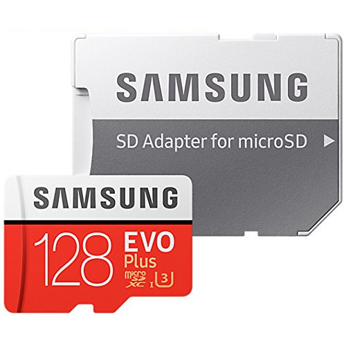 Speicherkarte Samsung EVO Plus MicroSD 128GB SDXC Class 10 mit Adapter