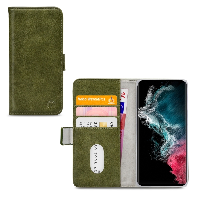 Mobilize Elite Gelly Wallet Book Case Samsung Galaxy S22 Ultra 5G S908B grün