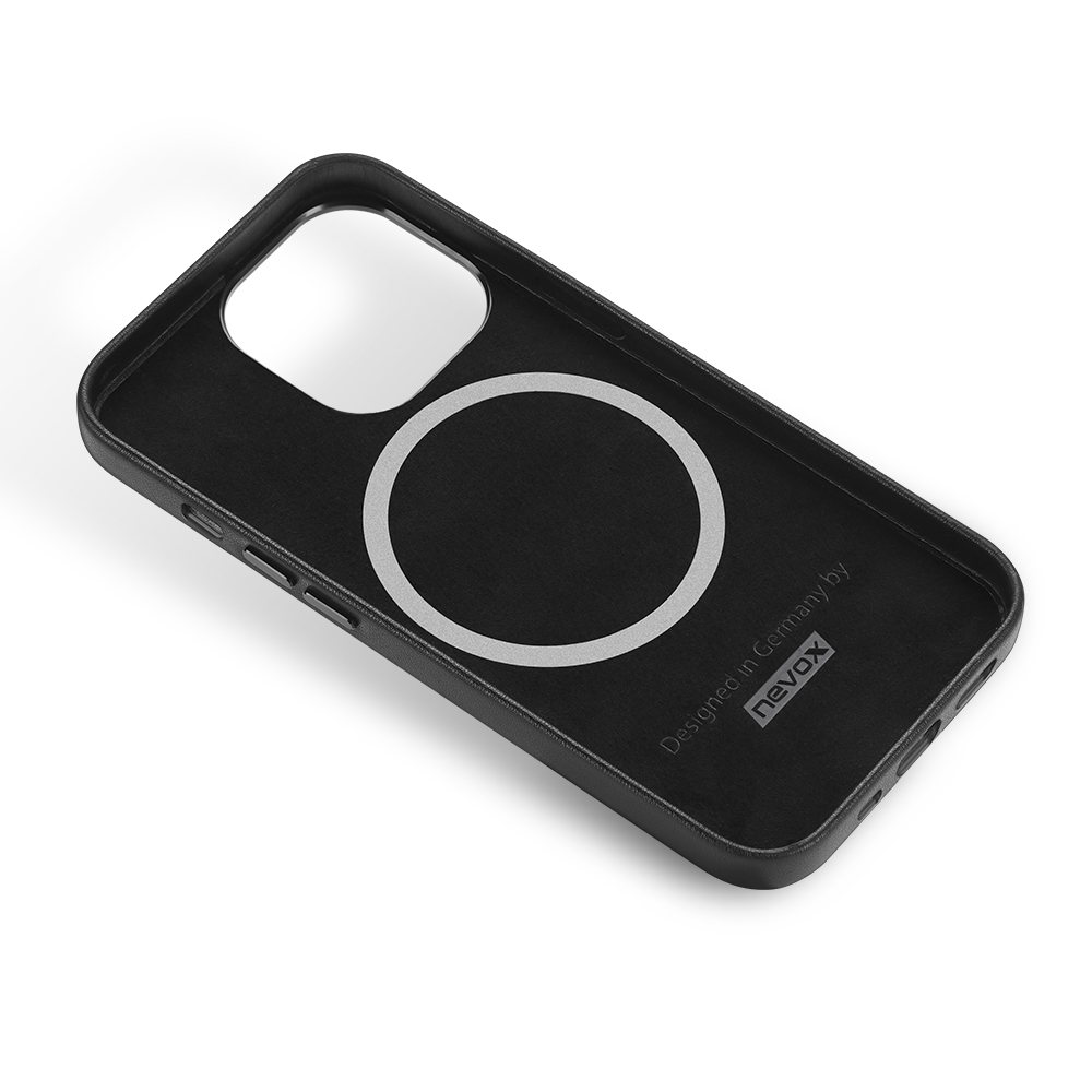 nevox StyleShell PRO mit MagSafe Support iPhone 14 Pro schwarz