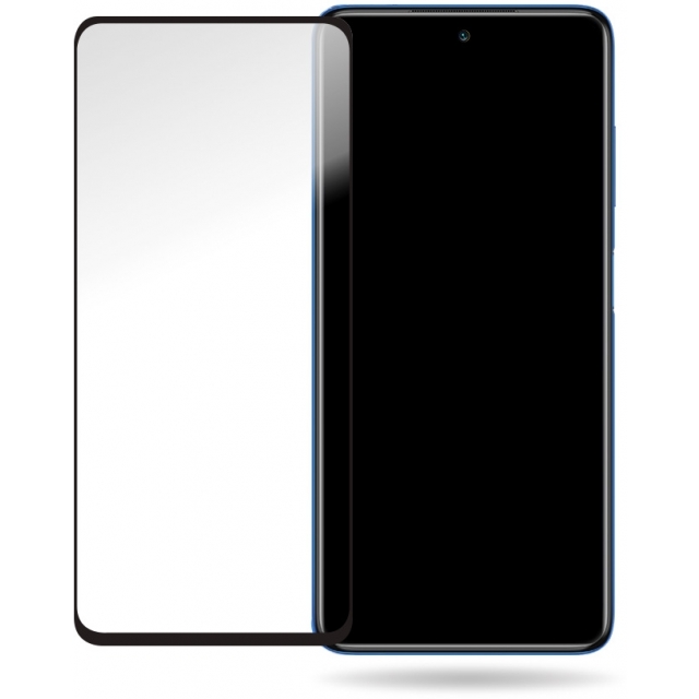Mobilize Fullscreen Safety tempered Glass Schutzfolie Xiaomi Poco X3 NFC  schwarz