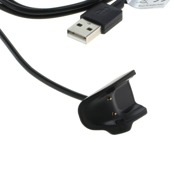 USB Ladekabel kompatibel zu Samsung Galaxy Fit-e schwarz