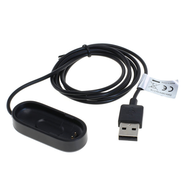 USB Ladekabel kompatibel zu Xiaomi Mi Band 4 schwarz