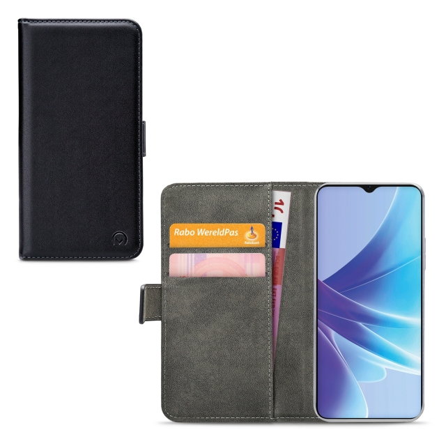Mobilize Classic Gelly Wallet Book Case OPPO A57s 4G/A77s 4G schwarz