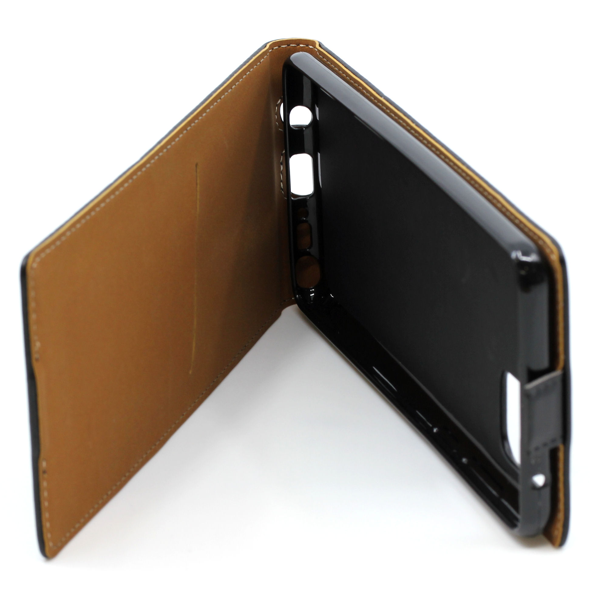 Kunstleder Flipcase Tasche Samsung Galaxy Note 10 Lite N770F schwarz