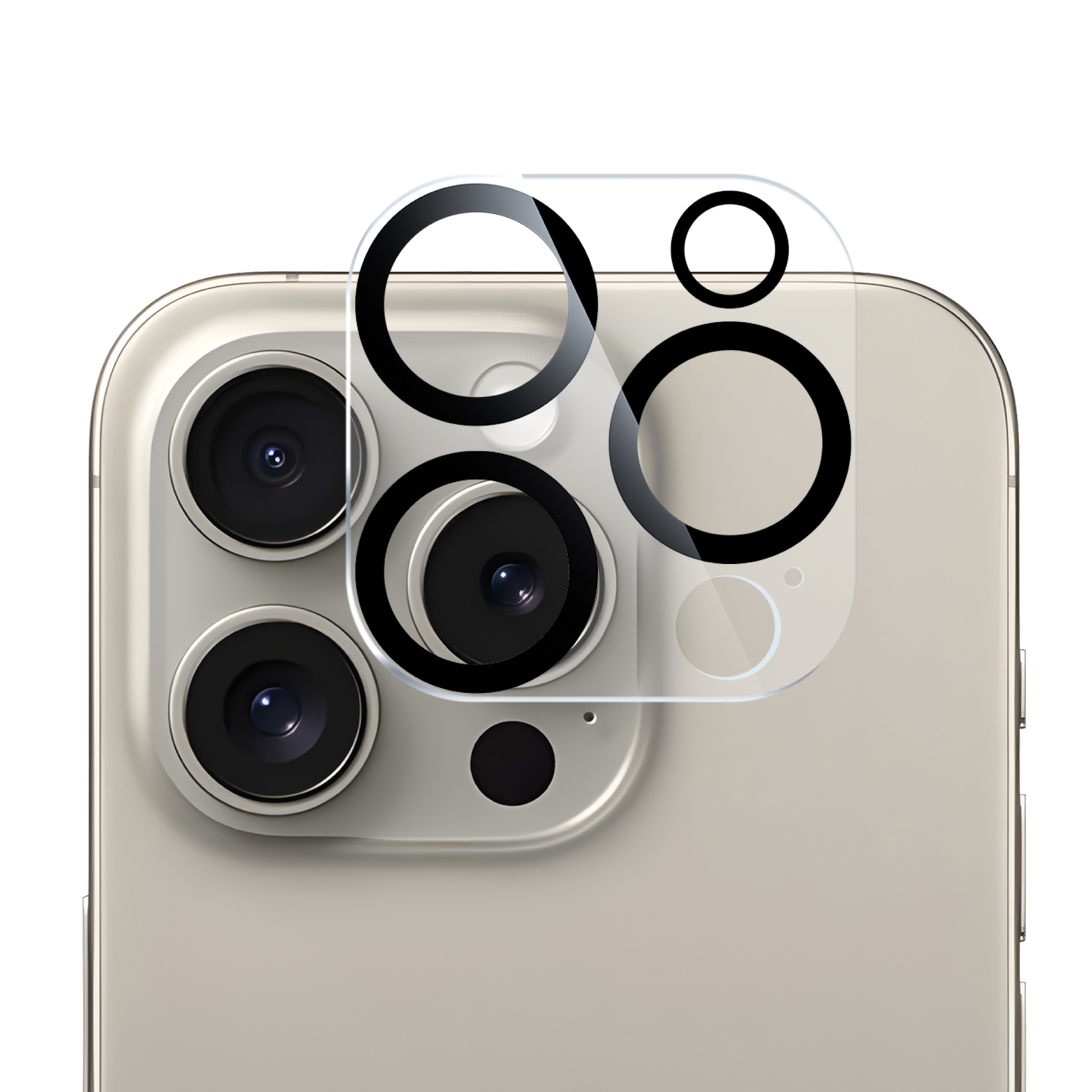 nevox NEVOGLASS 3D Kameraschutzglas iPhone 15 Pro / 15 Pro Max